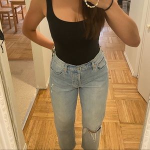 Cheeky Straight Gap Denim Jeans